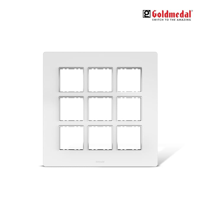 Goldmedal Air A3 18M Cover Plate – White Modular Switch Plate