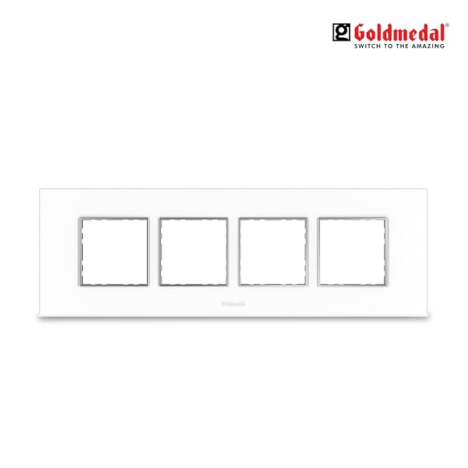 Goldmedal Air A3 8M Cover Plate – White Modular Switch Plate