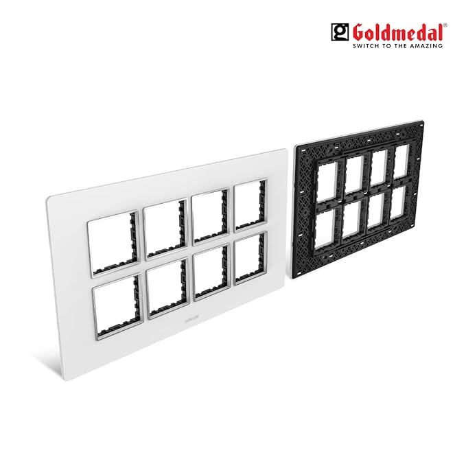 Goldmedal Air A3 16M Cover Plate – White Modular Switch Plate