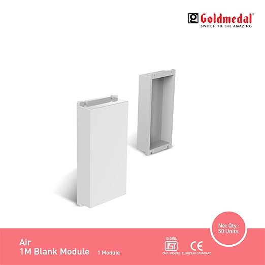 Goldmedal Air Aero 1 Module On/Off Blank Module | 1 Way | White