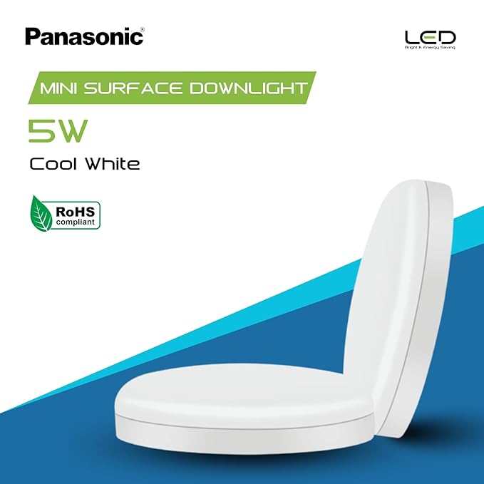 Panasonic Mini Surface LED Light – 5 Watt | Cool White 6500K