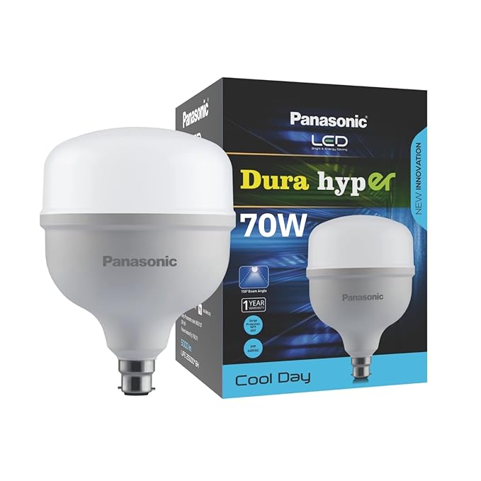 Panasonic 70W Cool White 6500K LED Bulb | Super Bright Energy Saving Light B22