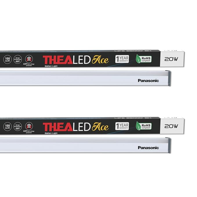 Panasonic 20W LED Batten | Cool White 6500K | High Brightness Tube Light