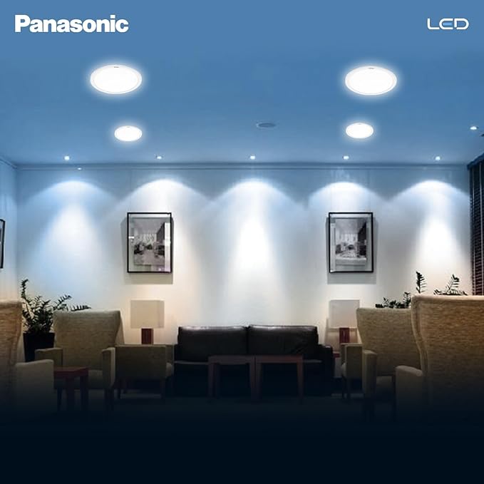 Panasonic 15W LED Downlight | Cool White 6500K | Round | Energy Efficient