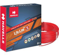 Havells Lifeline+ S3 1 sq.mm Copper Wire (90m, Red) | Class 2 Conductor | Heat & Flame Retardant Cable
