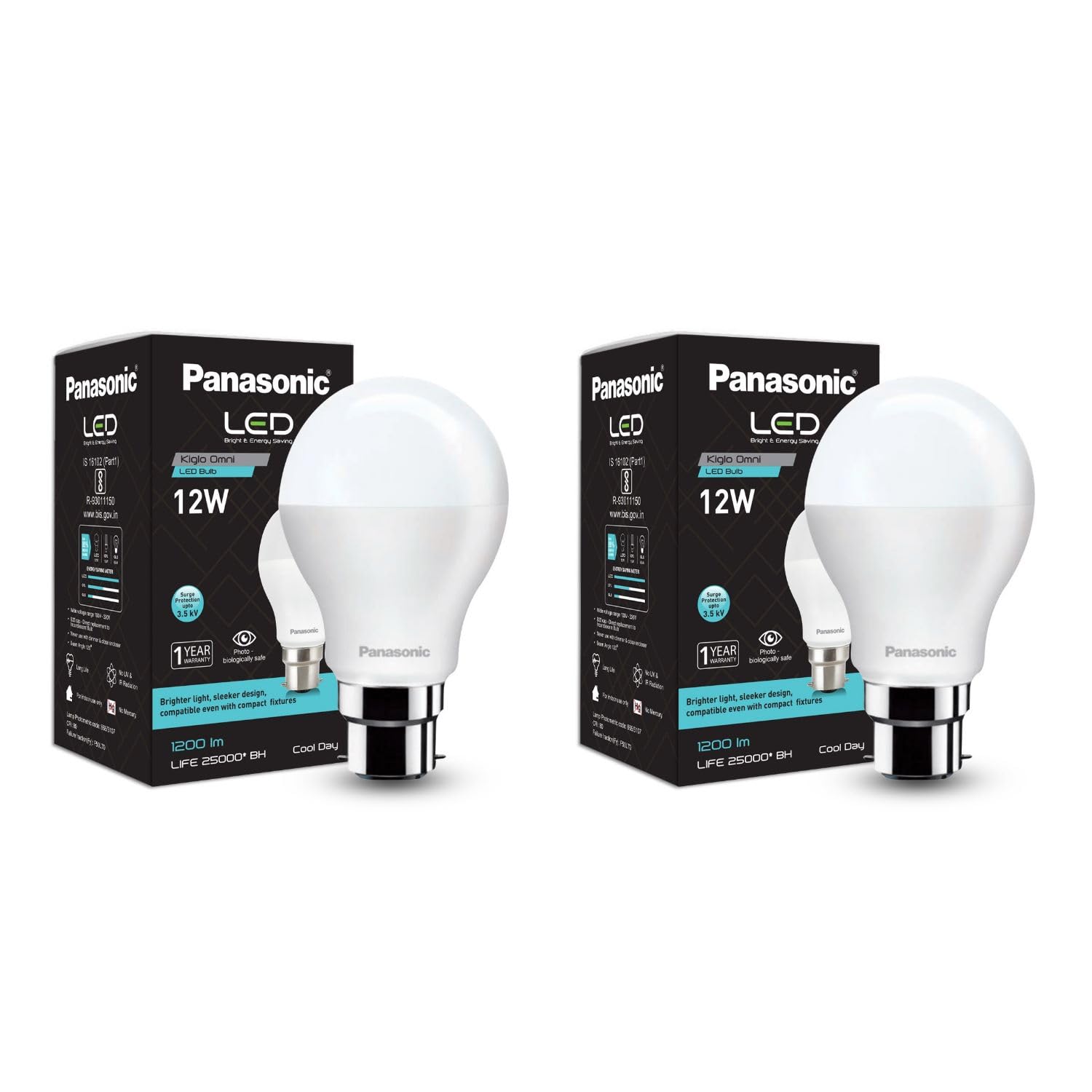 Panasonic 12W LED Bulb – High Brightness & Energy Saving