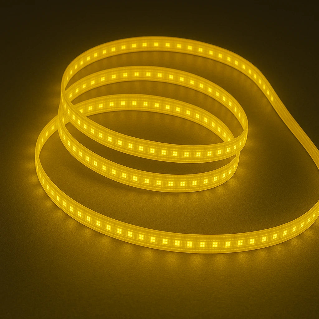 Yellow LED Strip Light 5M | High Density 240 LEDs/M Flexible Tape